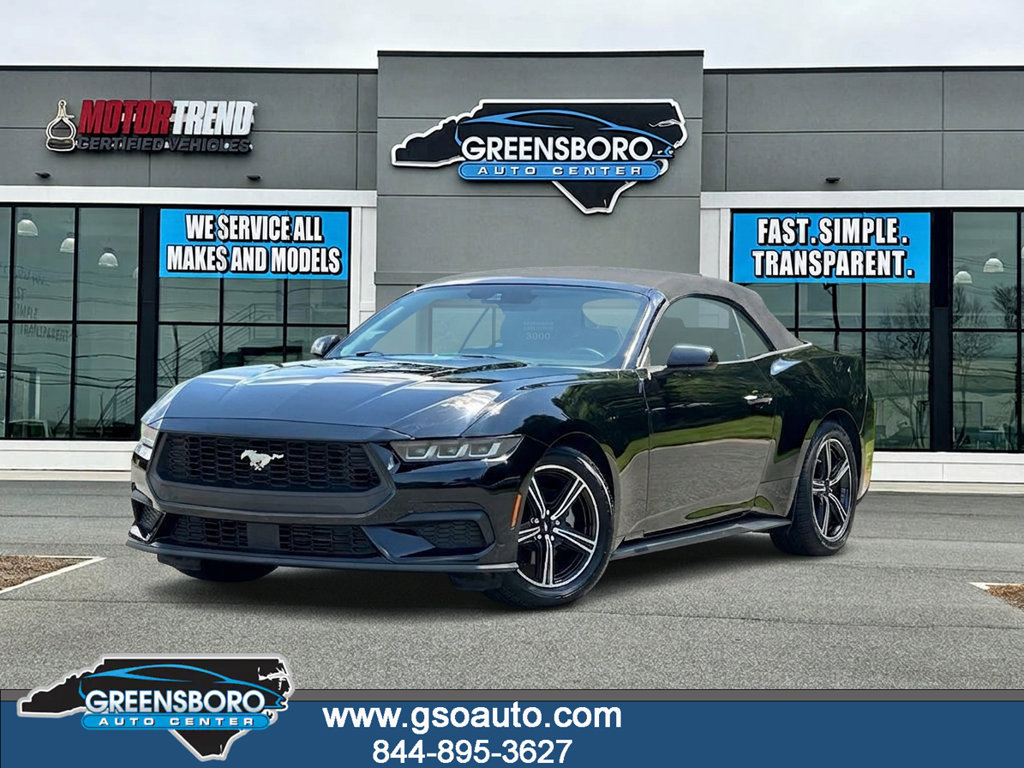 Used 2024 Ford Mustang Ecoboost Premium Convertible for Sale in Greensboro, NC, at Greensboro Auto Center