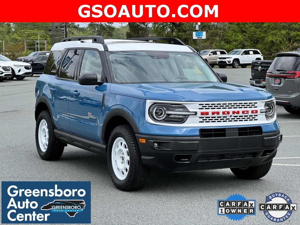 Certified 2023 Ford Bronco Sport Heritage with VIN 3FMCR9H95PRD11391 for sale in Greensboro, NC