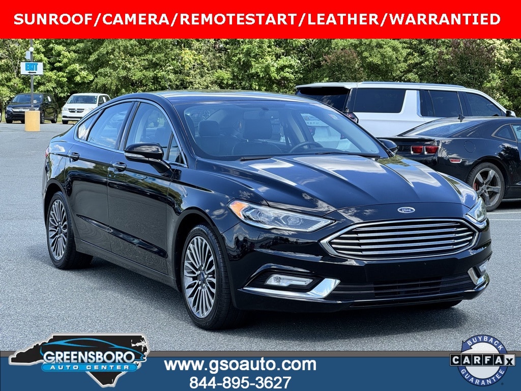 Certified 2018 Ford Fusion Titanium with VIN 3FA6P0D98JR206723 for sale in Greensboro, NC