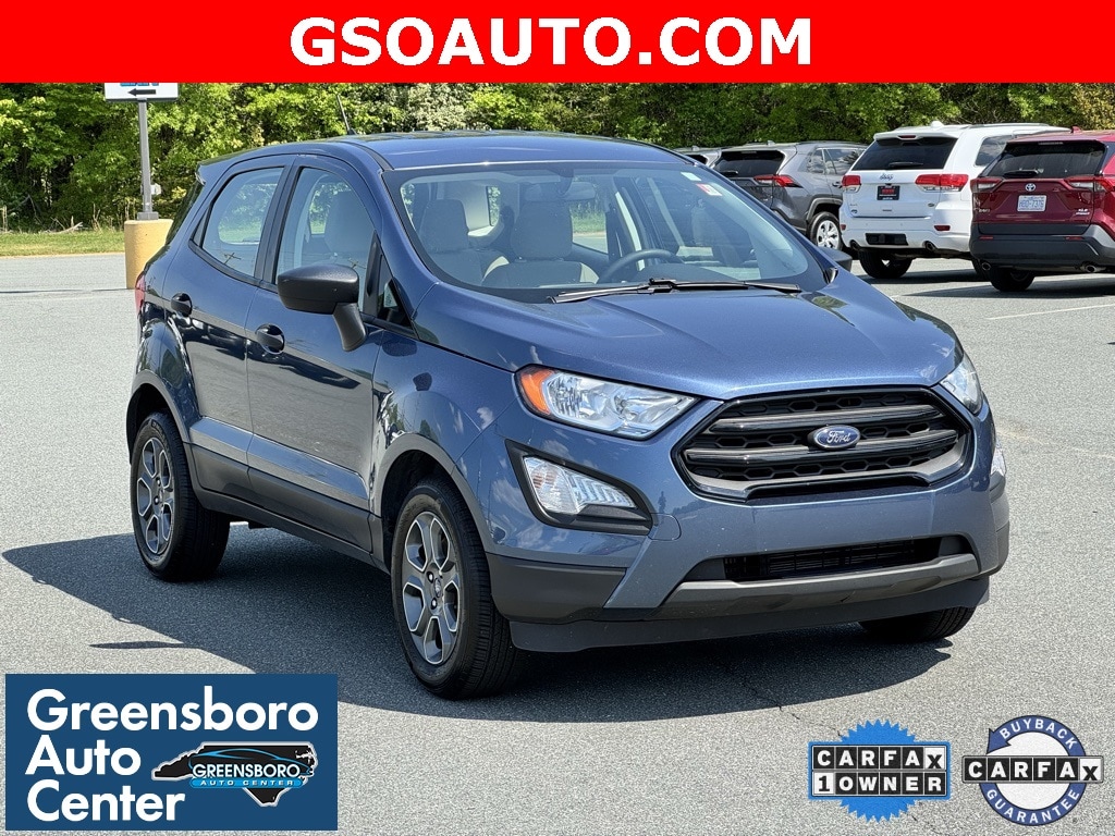 Certified 2021 Ford EcoSport S with VIN MAJ3S2FE1MC453110 for sale in Greensboro, NC
