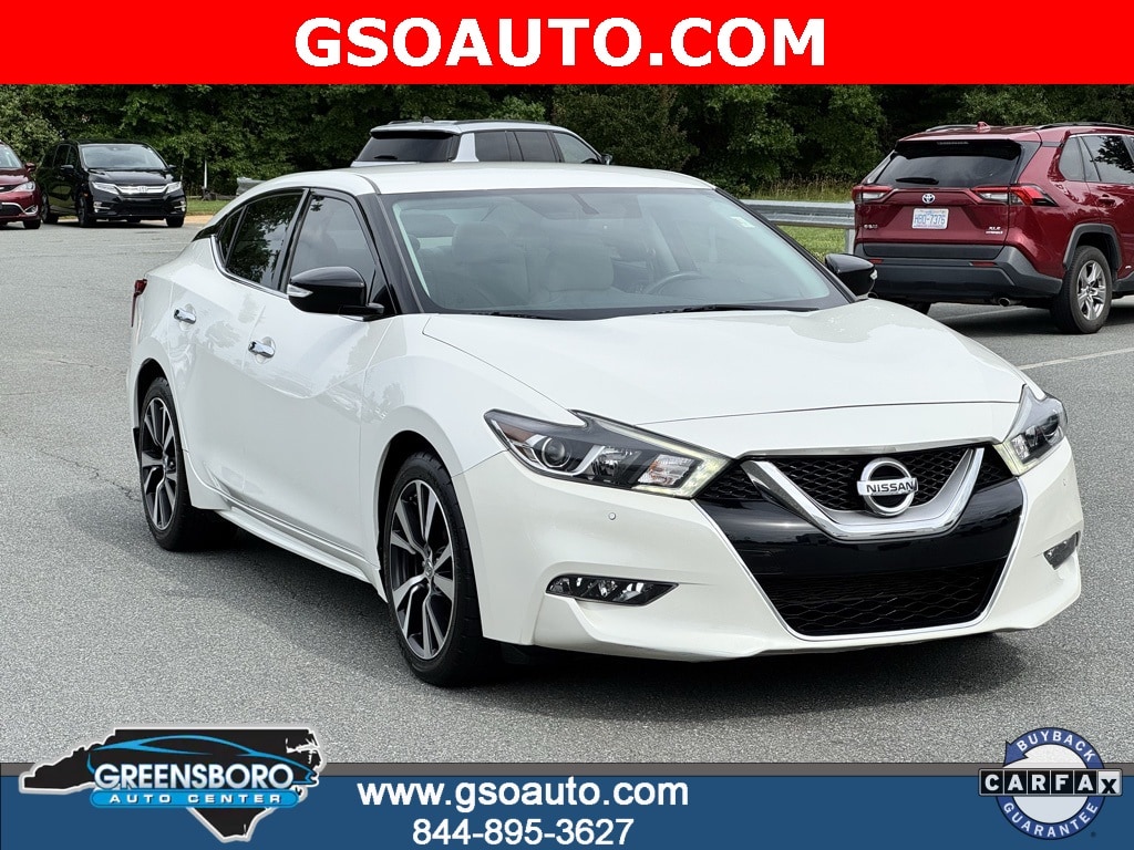 Used 2016 Nissan Maxima SV with VIN 1N4AA6AP5GC406810 for sale in Greensboro, NC