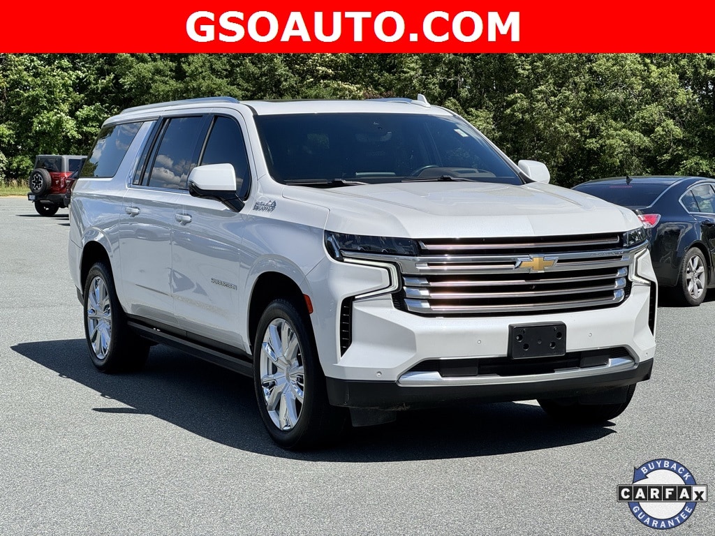 Certified 2021 Chevrolet Suburban High Country with VIN 1GNSKGKLXMR133117 for sale in Greensboro, NC