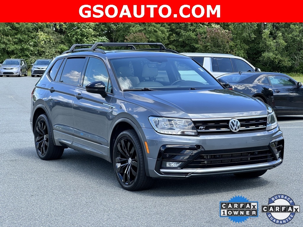 Certified 2020 Volkswagen Tiguan SE R-LINE BLACK with VIN 3VV3B7AX8LM162473 for sale in Greensboro, NC