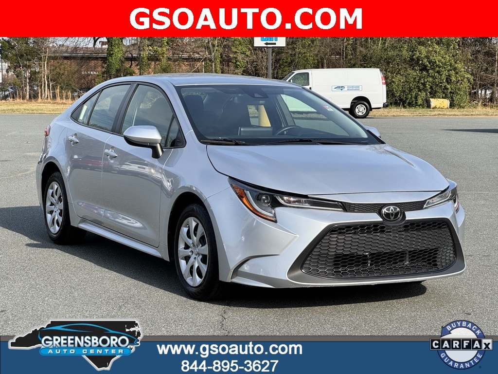 Certified 2021 Toyota Corolla LE with VIN JTDEPMAE8MJ118588 for sale in Greensboro, NC