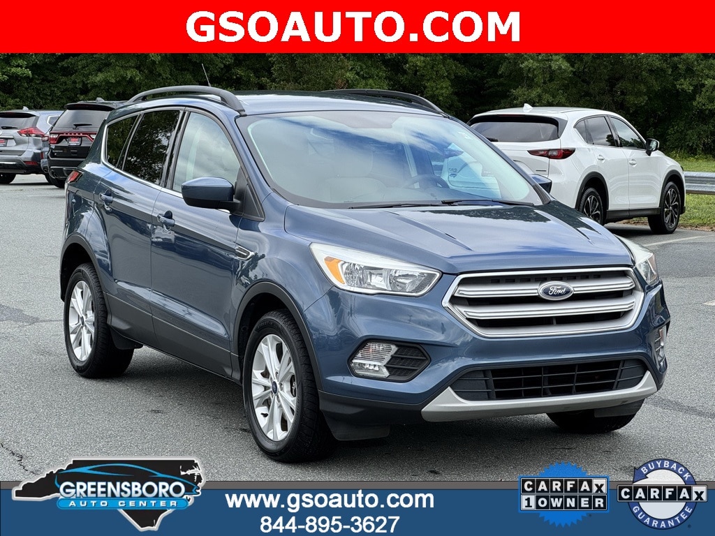 Certified 2018 Ford Escape SE with VIN 1FMCU9GD8JUB67498 for sale in Greensboro, NC