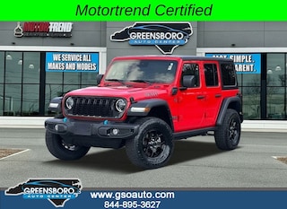 Used 2024 Jeep Wrangler 4xe Willys 4xe SUV for Sale in Greensboro, NC, at Greensboro Auto Center