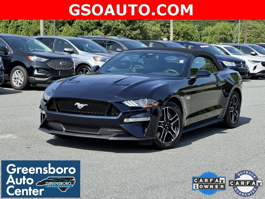 Certified 2021 Ford Mustang GT Premium with VIN 1FATP8FF7M5157428 for sale in Greensboro, NC