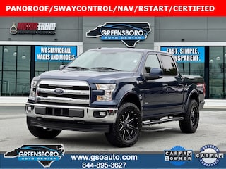 Used 2017 Ford F-150 Lariat Truck SuperCrew Cab for Sale in Greensboro, NC, at Greensboro Auto Center