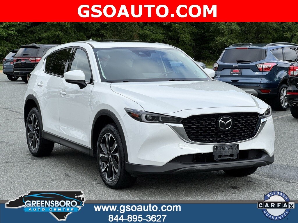 Certified 2023 Mazda CX-5 S Premium package with VIN JM3KFBDM3P0102653 for sale in Greensboro, NC