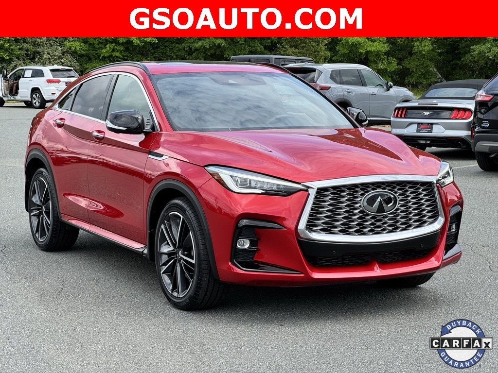 Certified 2022 INFINITI QX55 Essential with VIN 3PCAJ5K31NF104575 for sale in Greensboro, NC