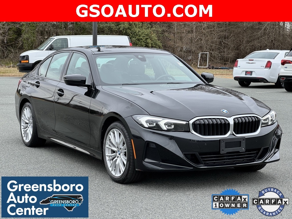 Certified 2023 BMW 3 Series 330i with VIN 3MW69FF08P8D57773 for sale in Greensboro, NC