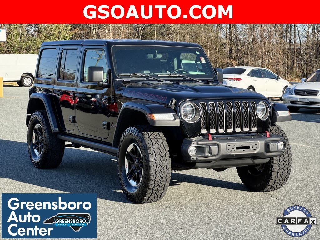 Certified 2021 Jeep Wrangler Unlimited Rubicon with VIN 1C4JJXFM3MW609011 for sale in Greensboro, NC