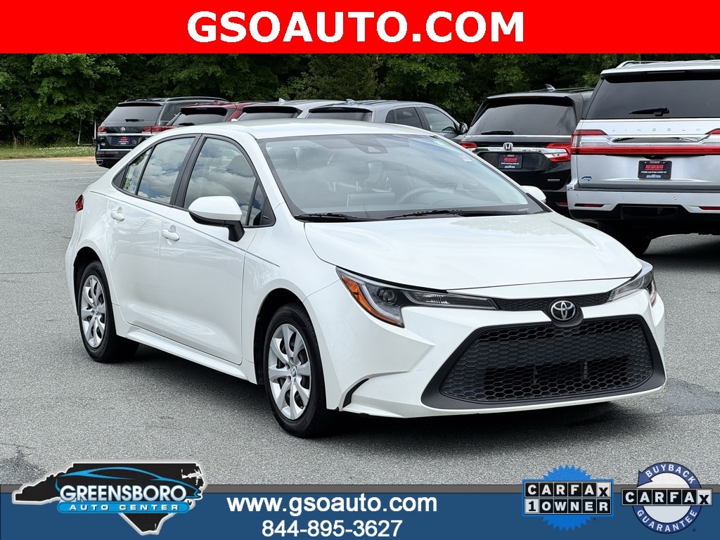 Certified 2021 Toyota Corolla LE with VIN JTDEPMAEXMJ189324 for sale in Greensboro, NC