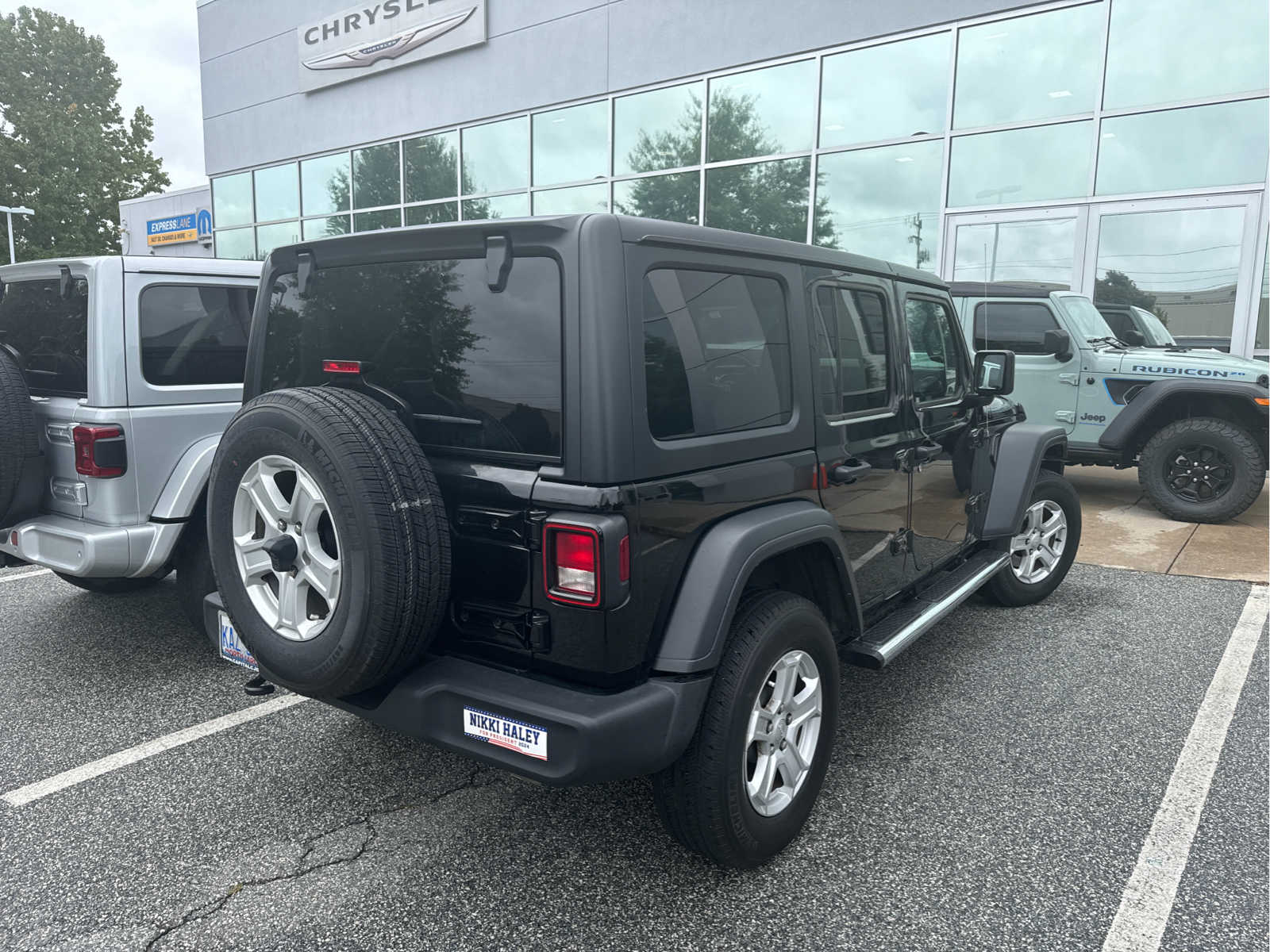 Used 2023 Jeep Wrangler 4-Door Altitude with VIN 1C4HJXDG0PW671532 for sale in Greensboro, NC