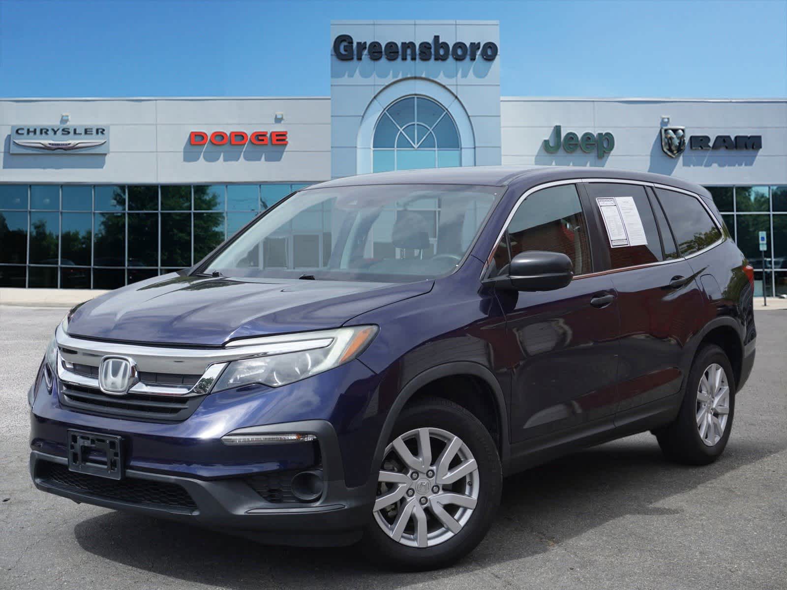 Used 2019 Honda Pilot LX with VIN 5FNYF5H15KB023256 for sale in Greensboro, NC