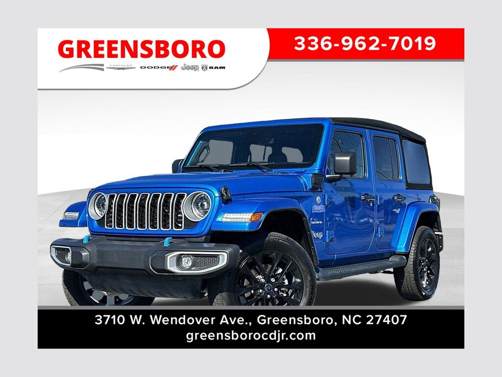 Used 2024 Jeep Wrangler 4xe Sahara SUV