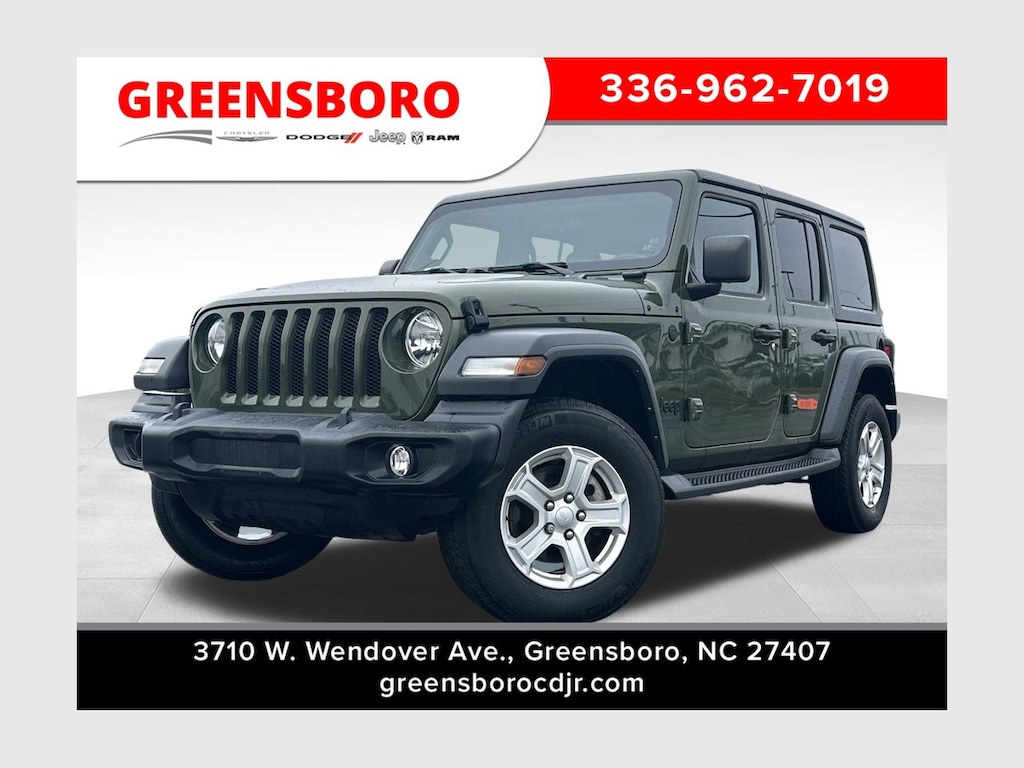 Used 2021 Jeep Wrangler Unlimited Sport SUV