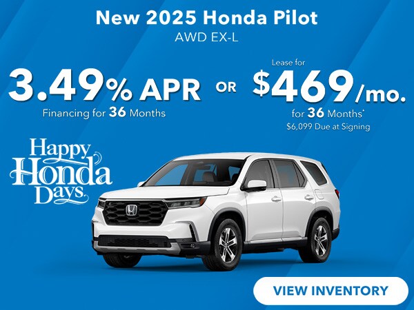 New 2025 Honda Pilot AWD EX-L