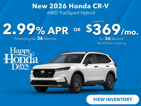New 2026 Honda CR-V AWD TrailSport Hybrid