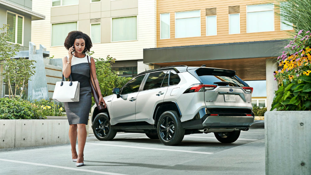 interior 2019 Toyota Rav4 Green Toyota Decatur, IL