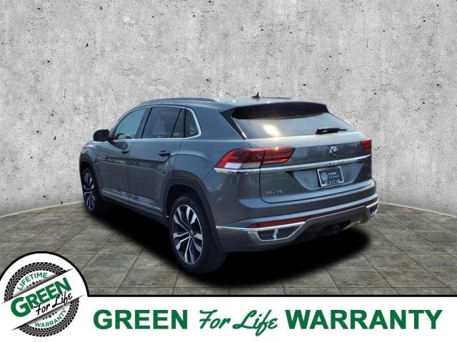 Certified 2020 Volkswagen Atlas Cross Sport SEL Premium R-Line with VIN 1V2TE2CAXLC220715 for sale in Springfield, IL