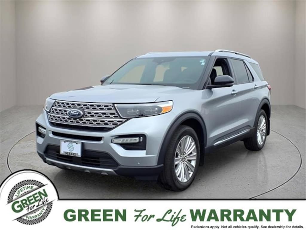 Used 2020 Ford Explorer Limited 4x4 w/ Leather, Sunroof & Nav Sport Utility
