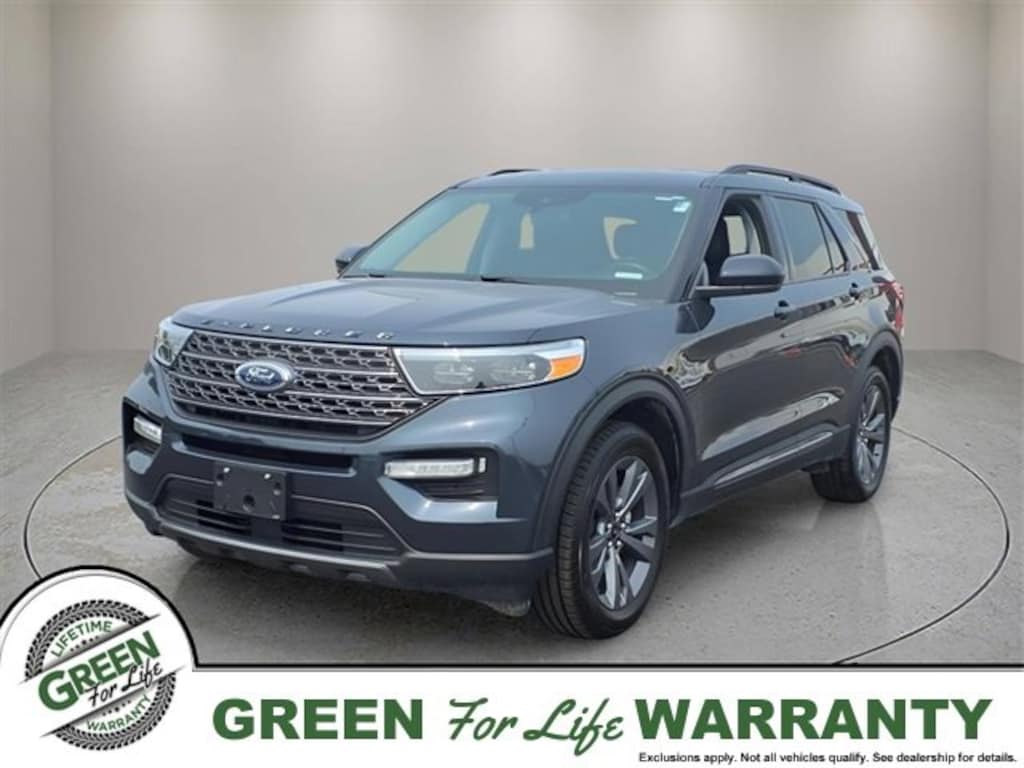 Used 2022 Ford Explorer XLT 4x4 w/ Leather & 3rd Row Sport Utility