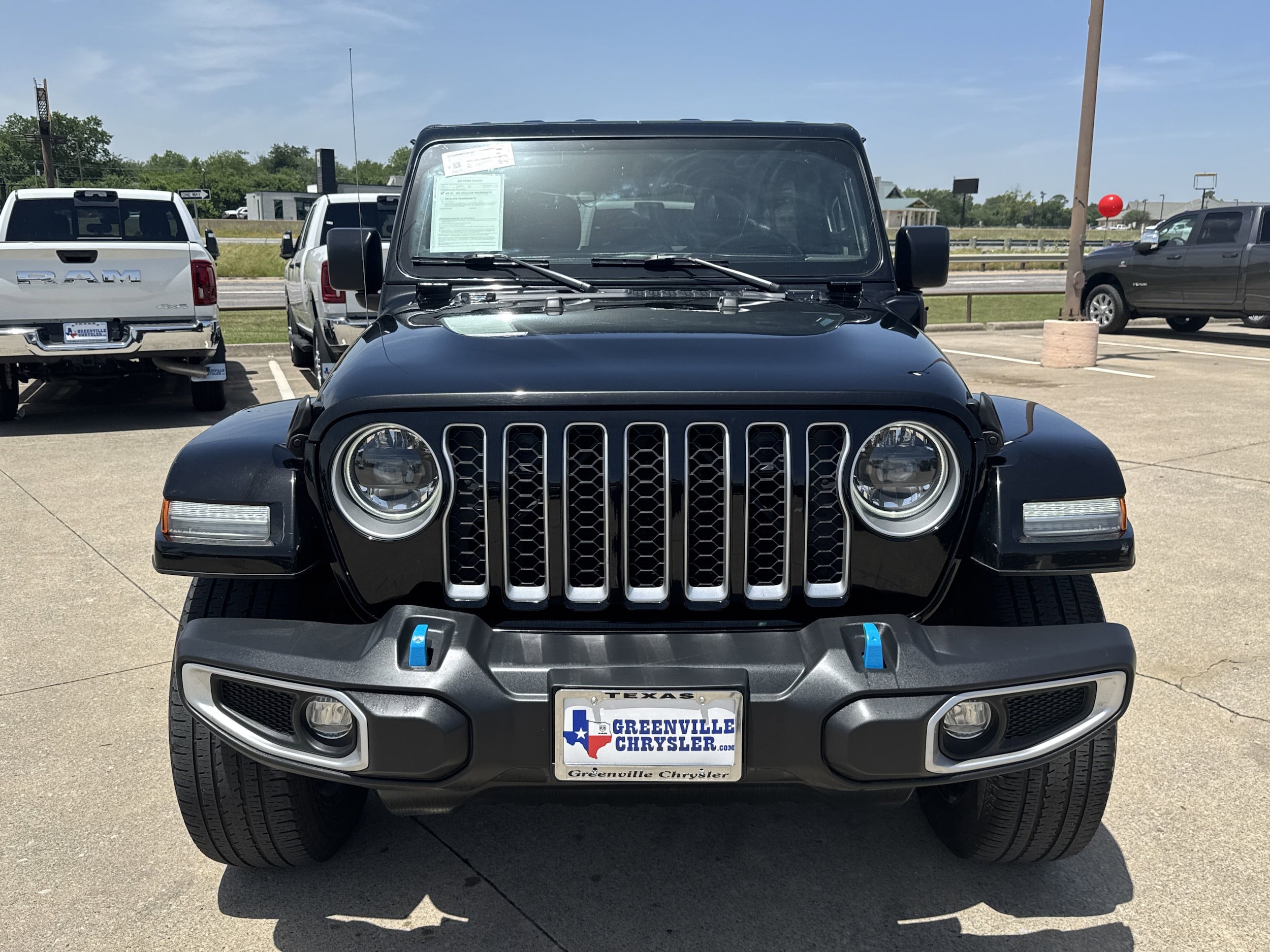 Certified 2023 Jeep Wrangler 4xe Sahara 4XE with VIN 1C4JJXP65PW661163 for sale in Greenville, TX