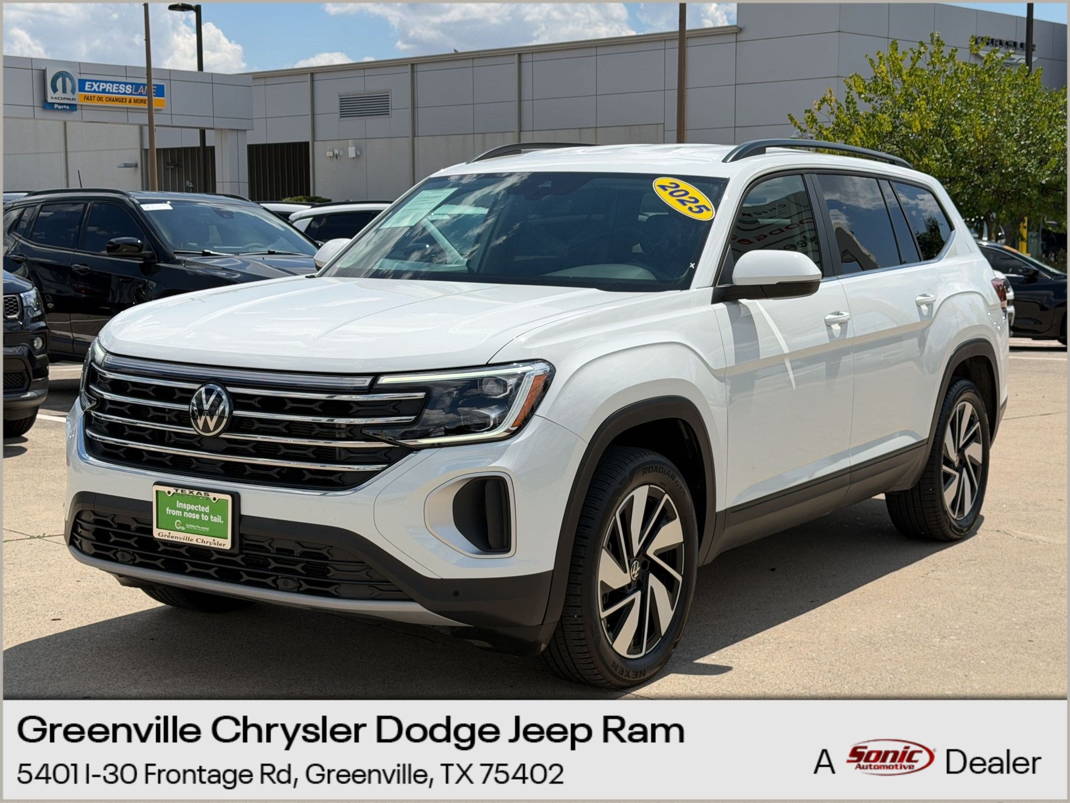 Certified Pre-Owned 2025 Volkswagen Atlas 2.0T SE w/Technology