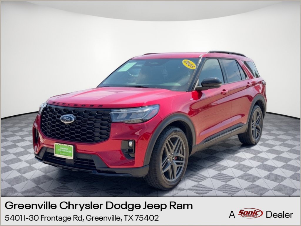 Used 2025 Ford Explorer ST-Line SUV in Greenville