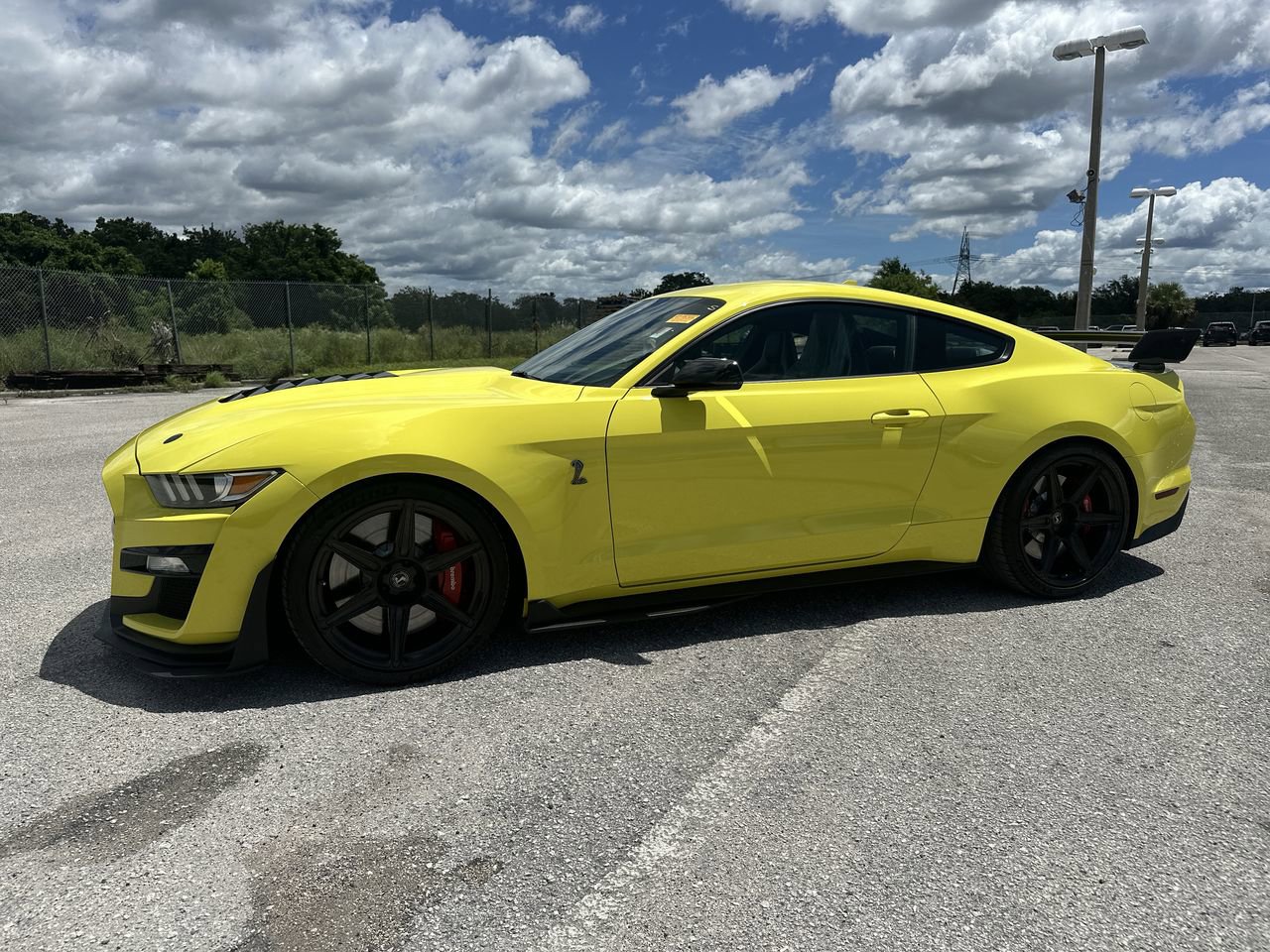 Used 2021 Ford Mustang Shelby GT500 with VIN 1FA6P8SJ4M5500915 for sale in Orlando, FL