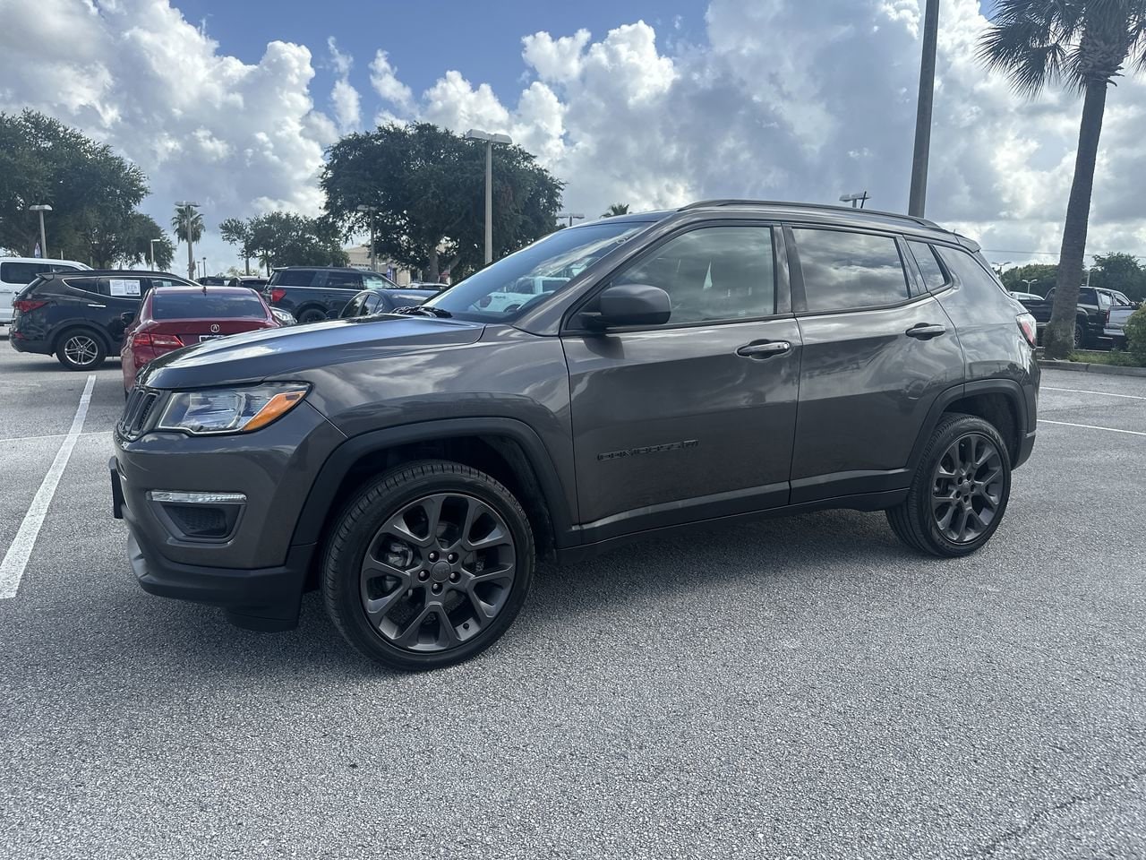 Used 2021 Jeep Compass 80th Spec. Edition with VIN 3C4NJDEB7MT532536 for sale in Orlando, FL