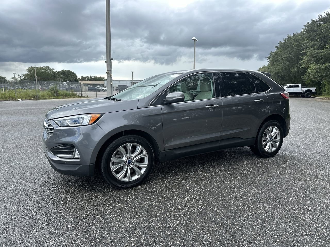 Certified 2022 Ford Edge Titanium with VIN 2FMPK4K93NBA34009 for sale in Orlando, FL