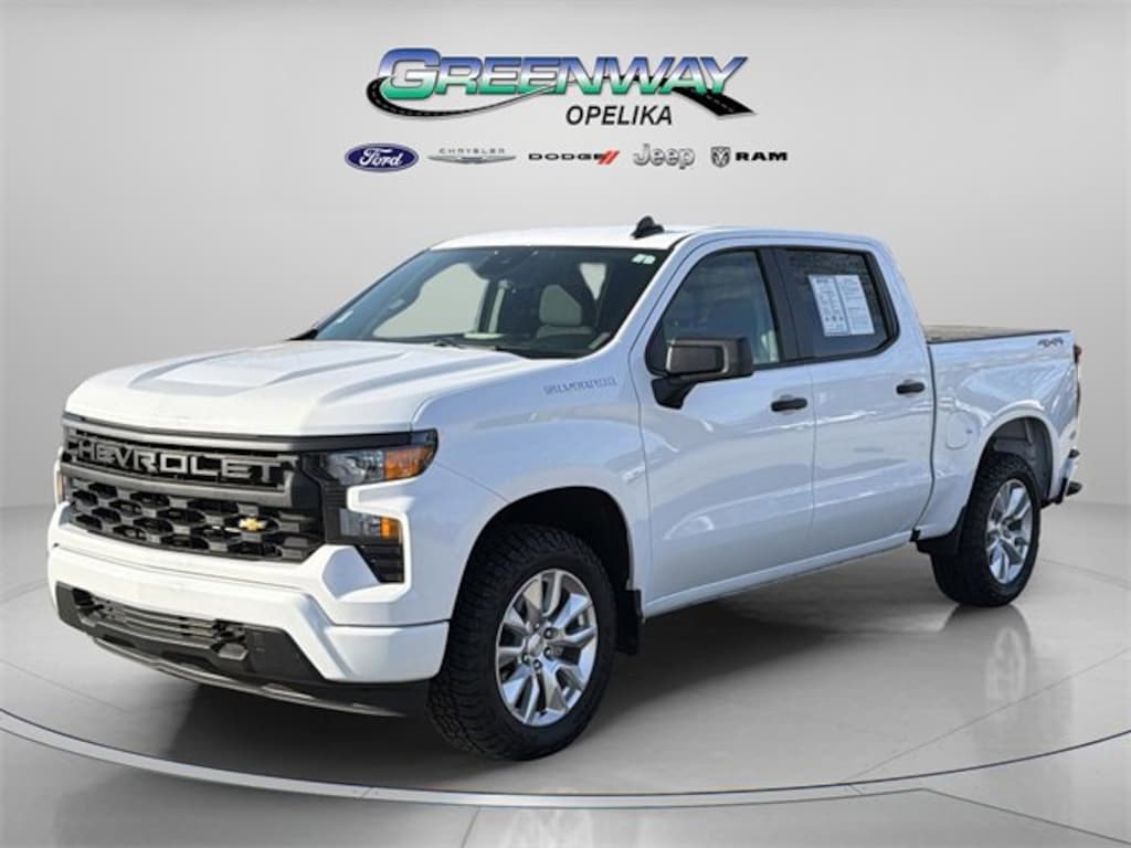 Used 2024 Chevrolet Silverado 1500 Custom Crew Cab Pickup