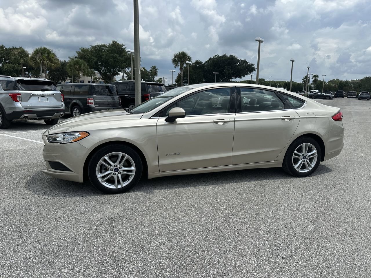 Used 2018 Ford Fusion Hybrid S with VIN 3FA6P0UU0JR122061 for sale in Orlando, FL