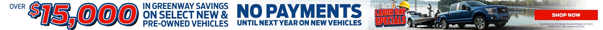 Labor Day Sales Event