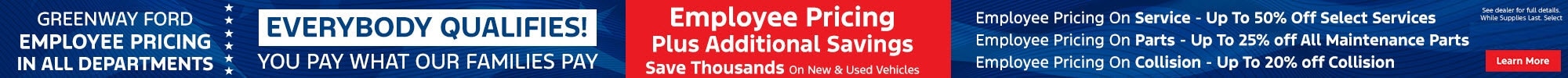 Employee Pricing