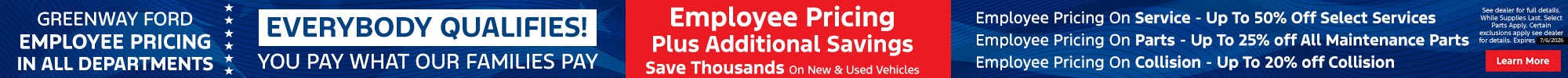 Employee Pricing