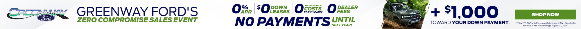 Zero Compromise Sales Event