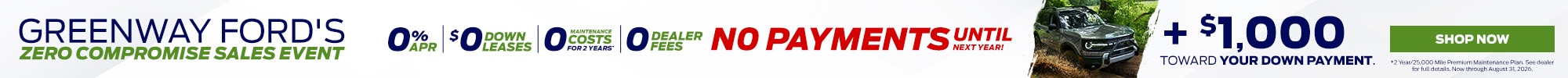 Zero Compromise Sales Event