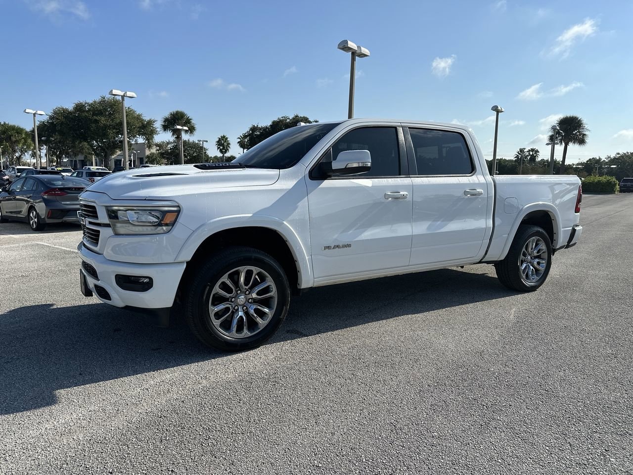 Certified 2022 RAM Ram 1500 Pickup Laramie with VIN 1C6SRFJT7NN183604 for sale in Orlando, FL