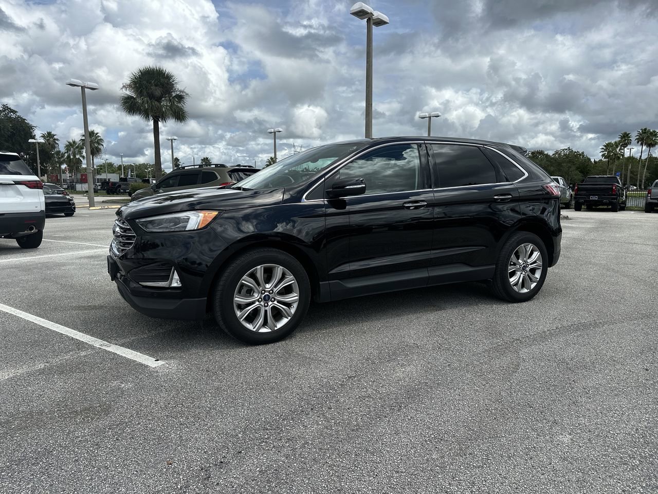 Used 2022 Ford Edge Titanium with VIN 2FMPK4K97NBA55526 for sale in Orlando, FL