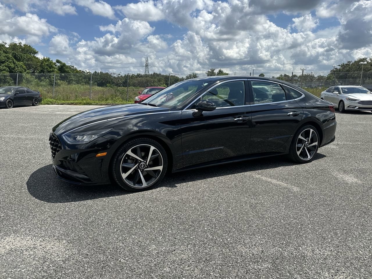 Used 2022 Hyundai Sonata SEL Plus with VIN KMHL44J24NA222238 for sale in Orlando, FL