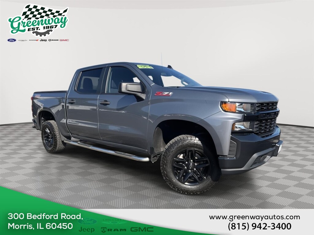 Used 2021 Chevrolet Silverado 1500 Custom Trail Boss Truck