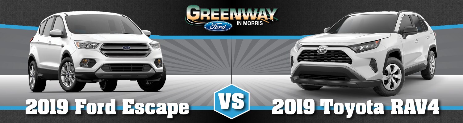 2019 Ford Escape vs. 2019 Toyota RAV4 in Morris, IL