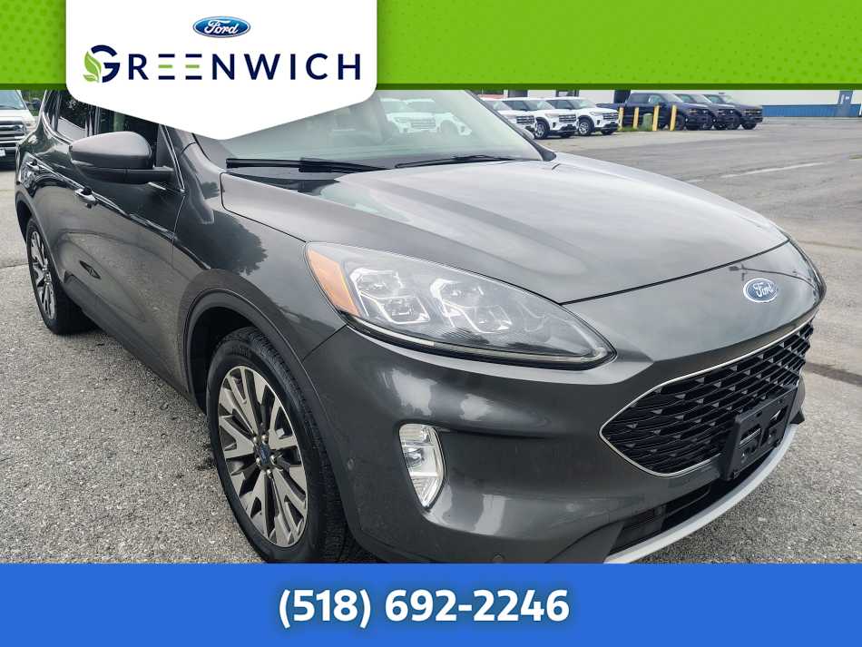 Used 2020 Ford Escape Titanium with VIN 1FMCU9DZ0LUA65471 for sale in Greenwich, NY