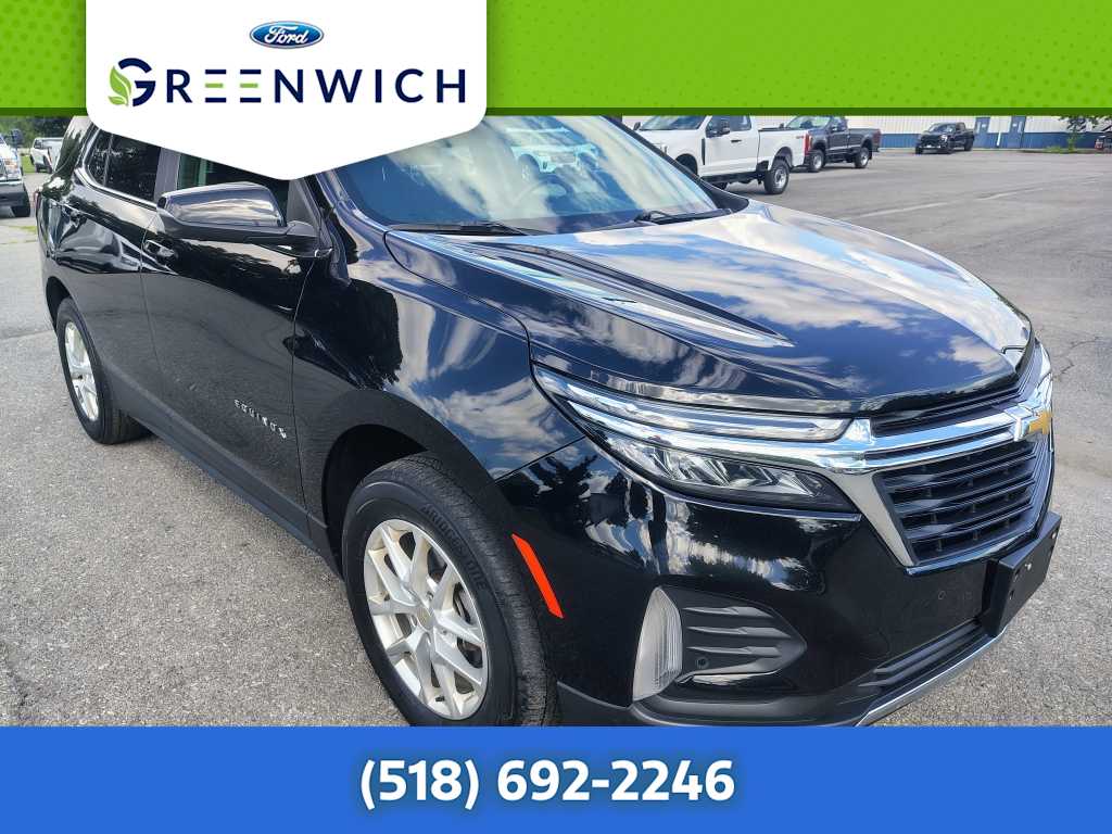 Used 2022 Chevrolet Equinox LT with VIN 3GNAXUEV0NL296800 for sale in Greenwich, NY