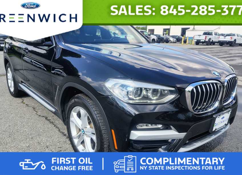 Used 2019 BMW X3 30i with VIN 5UXTR9C5XKLP77588 for sale in Greenwich, NY