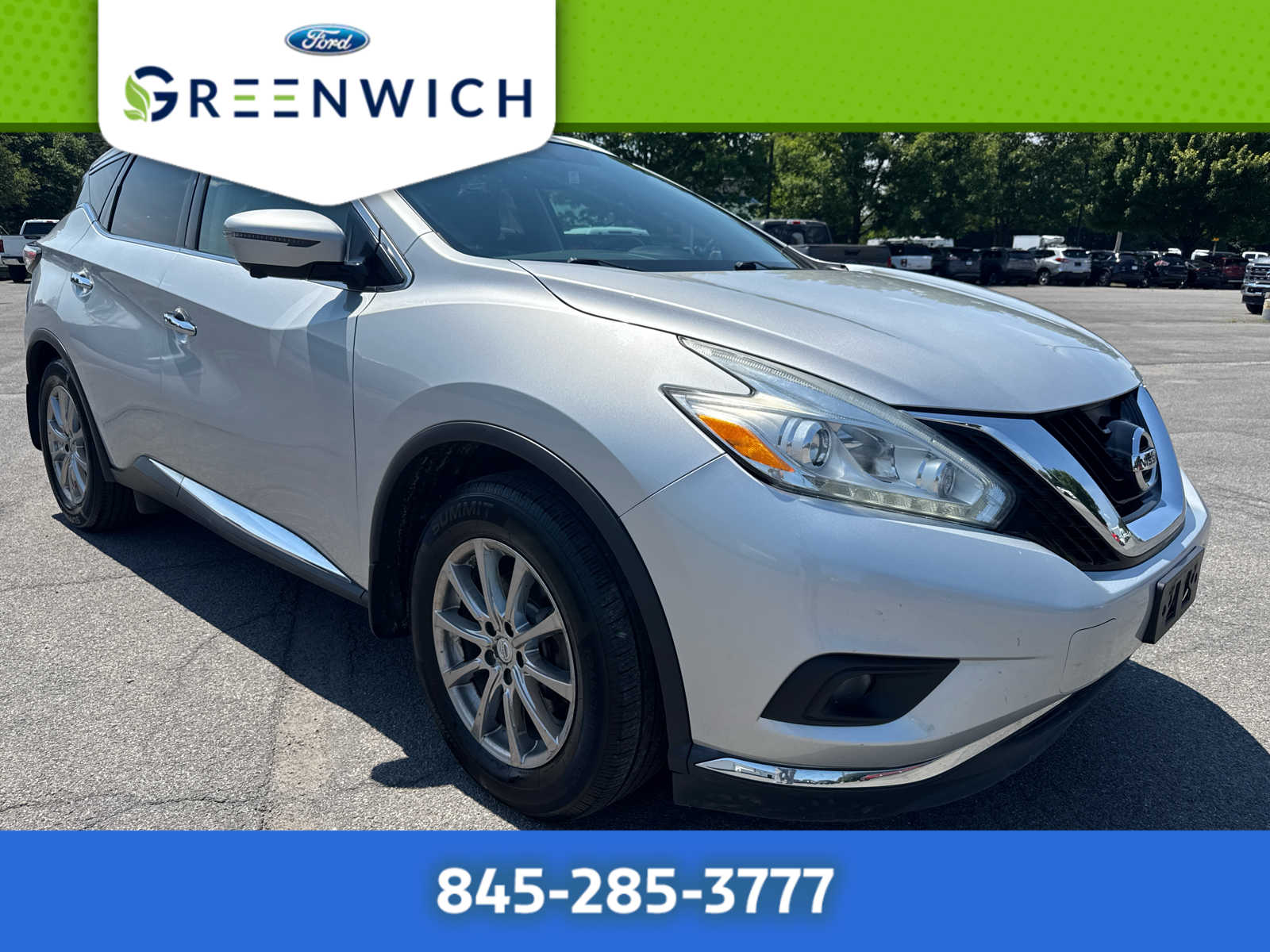 Used 2017 Nissan Murano SL with VIN 5N1AZ2MH6HN100653 for sale in Greenwich, NY