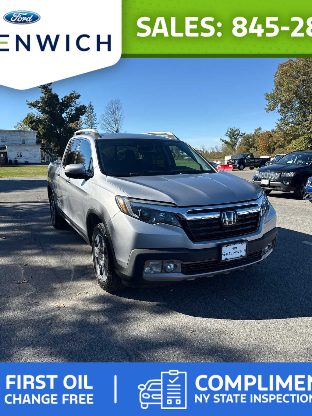 Used 2019 Honda Ridgeline RTL-E AWD Truck Crew Cab